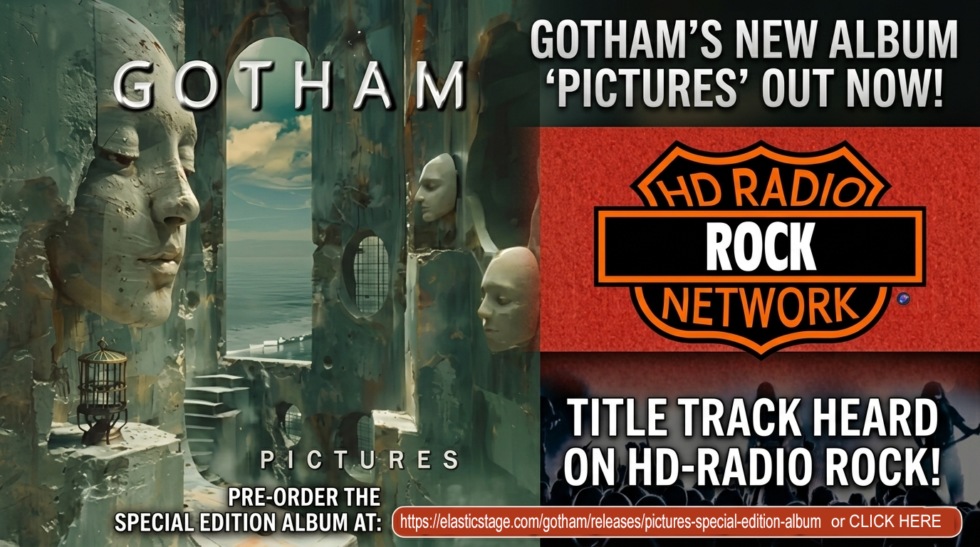 To celebrate the 1 year anniversary of the cd release, Gotham - Pictures is now available on remastered LP!